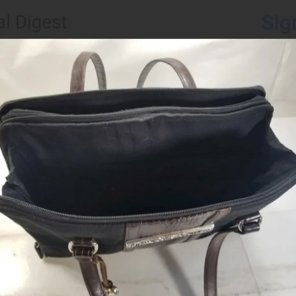 BRIGHTON GUC LRG Heart MESSENGER BAG - Picture 6 of 8